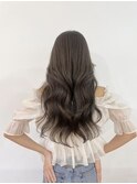 フォギーベージュレイヤーカット韓国ヘア【横浜】