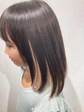 ウォルト(WALT) 【kids】インナーカラー　ミルクティーベージュ【キッズカラー】