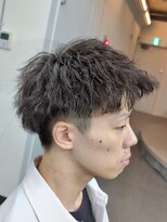 プルーブトウキョウ 渋谷(PROVE TOKYO)&nbsp;サーフアップバングソフトツイスト短髪ショート男髪