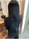 [地毛風透明感ダークトーンカラー]髪質改善