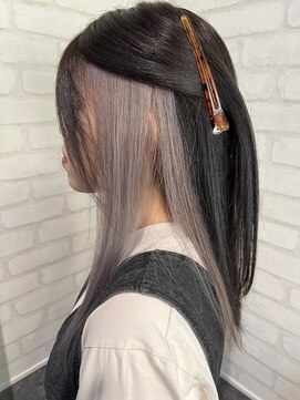 ルノン フィージュ(LUNON fieju) インナーカラー×ホワイト/ダブルカラー/インナーカラー