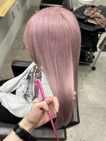 ユウル 横浜(juhl.)&nbsp;モーヴピンクブリーチピンクグレープフルーツダブルカラー横浜駅