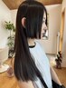 似合わせ小顔カット＋白髪も染まるリタッチカラー