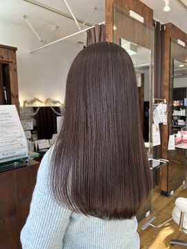 ジャストヘア ラポール 北久里浜店(just hair RAPPOR) 【青木菜月】ワンカラー 暖色カラー