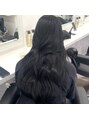 ユナイテッド 横浜(UNITED) layer cutで作る韓国スタイル♪blue black×layer cut♪