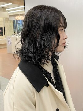 パークレーン アイス イヴェン(park lane ICI yeven) グレージュカラー／ボブパーマ