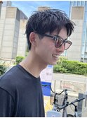 アップバングショート