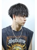 無造作 ツイスパ ツーブロック 刈り上げ