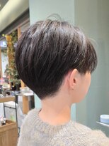 トリコ ショップアンドヘアサロン(tricot shop hair salon)&nbsp;襟足生え癖が収まる改善ショート×ハンサムショート　フクザワ