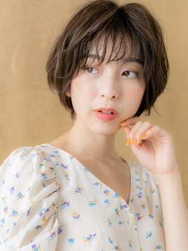 カバーヘア ブリス 戸田公園西口店(COVER HAIR bliss) くすみベージュひし形小顔ショートマッシュ315X戸田公園30代40代