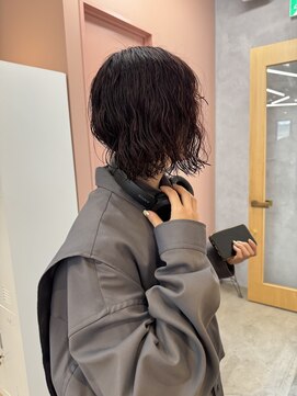 アマーク(a mark) 【松本 華】赤髪perm