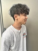 ヘアー アイス カンナ(HAIR ICI Canna)&nbsp;ツイストパーマ刈り上げツイストスパイラルフェザーパーマ(清水)