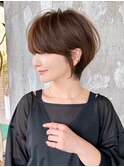 ショートヘア/分け目なし/イメチェン/30代40代50代60代/表参道