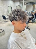 Men’s ANGELICA ホワイトメッシュ王道パーマ