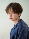 マッシュショート・ニュアンスパーマ・ショートヘア・銀座