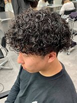 ジーニー 新百合ヶ丘(Genie) ダークアッシュニュアンスパーマ韓国マッシュベリーショート