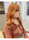 韓国風オレンジカラー