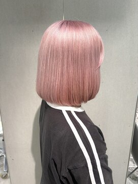 ジェム(GEM) 【暖音】ピンクカラーで可愛いボブスタイル♪