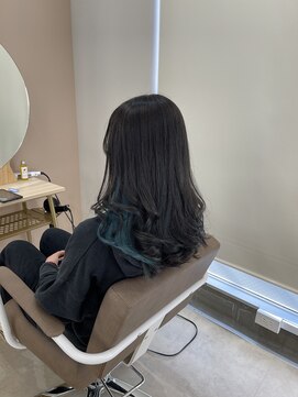 テーラヘアー 上福岡店(TELA HAIR) イヤリングカラーでさりげなく♪