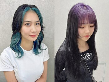 アリープパロット(ALEAP parrot)の写真/光に透ける柔らかなデザインカラー。髪の濁りを抑えたクリアな発色とツヤを両立した理想の髪色へ＊