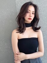 Moalana 名古屋 栄/髪質改善/縮毛矯正/レイヤー【モアラナ】&nbsp;ひし形レイヤーボブハッシュ/顔周り/オリーブベージュ/名駅
