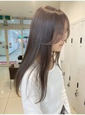 グレージュ ラベンダーベージュ 大宮美容室 顔まわり