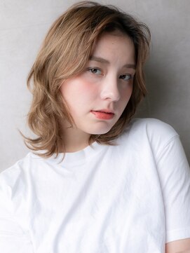 カバーヘア ブリス 志木南口駅前店(COVER HAIR bliss) ハイトーンカラークラゲヘアレイヤーウルフカット10代20代V志木