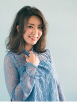キープへアデザイン(keep hair design)&nbsp;【keep hair design 】スノーアッシュ☆外ハネミディアム