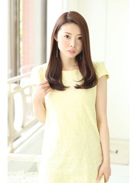 ミント バイ フォルテ(mint by FORTE) プラチナのツヤ感輝くストレートロング