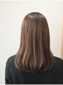 毛先ふんわりミディアム【入間市美容室エイア】