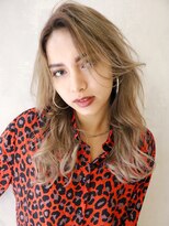 アルバム 渋谷パルコ(ALBUM)&nbsp;レイヤーミディアムスタイル_外ハネボブアッシュブラウン_46499