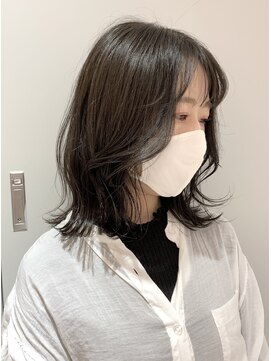 ヨーク(YOKE) 【YOKE】透明感カラーシアーグレーくすみカラーヨシンモリ韓国