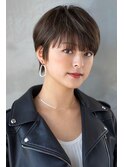 大人かわいい前髪セシルカットココアブラウンフリンジウェーブ