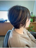 大人ショートボブ