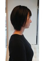 ヘアヌーダ&nbsp;ショートボブ、髪質改善、白髪ぼかし、キッズカット、カット