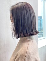 アイティーバイアルバム 藤沢店(IT by ALBUM)&nbsp;ベージュボブ_カーキグレージュマッシュショート_ba317321