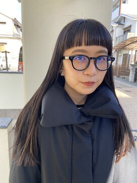 ウェウェ(wewe) パツっとロング☆ワイドバング☆髪質改善