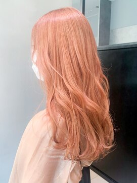 アルバム 銀座(ALBUM GINZA) オレンジベージュ_くびれヘアビタミンカラー_ba331742