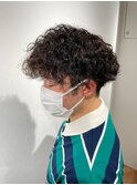 時短アイブロウ_センターパート, サイドパート,韓国マッシュ