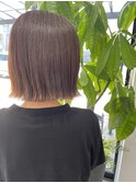 切りっぱなしボブ