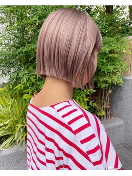 モディッシュバイアルティナ(modish by artina) ベージュピンク_ベビーピンク_ミルクティーピンク_ ボブショート