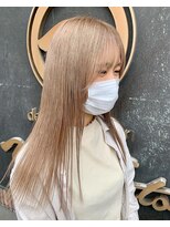 モードファクター デザイナーズサロン(mode Factor designer's salon)&nbsp;ハイトーン×ミルクティーベージュ