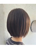 コンパクトなボブ。