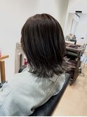 グレージュ×ハイライト