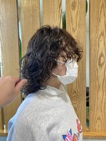 ヘアサロン ムク(HAIR SALON.MuKu)&nbsp;大人可愛いマッシュウルフショートミディアムパーマスタイル