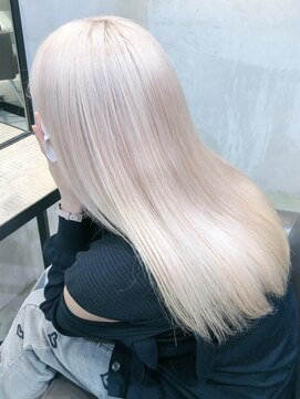 ベレーザ 渋谷(BELEZA) 3827ニュアンスカラーシルキーベージュ艶髪ハイトーンカラー