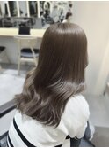 ミルクティーベージュグレージュハイトーンダブルカラーインナー