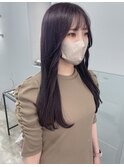 【髪質改善＆暗髪】ピンクラベンダー