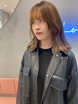 ロンドポレール 北千住(Lond polaire) レイヤーカット×ショコラベージュ