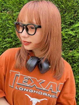 ローネス ギンザ(LONESS ginza) 垢抜けハイトーンオレンジカラー/ハイトーン/銀座/日比谷/有楽町